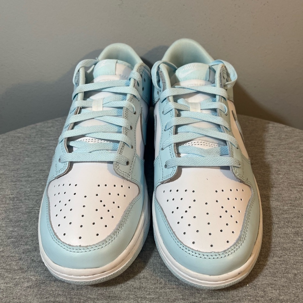 Nike Dunk Low Retro White Glacier Blue Sneaker Men's Shoe Size 10 DV0833 104 - Picture 3 of 11